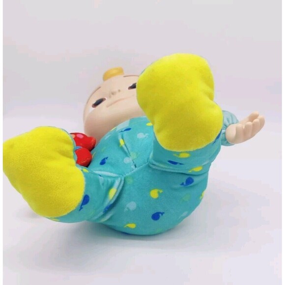 Cocomelon Musical Bedtime JJ Doll Plush singing Toy Doll Cute Baby W/ Teddy Bear - Picture 6 of 8